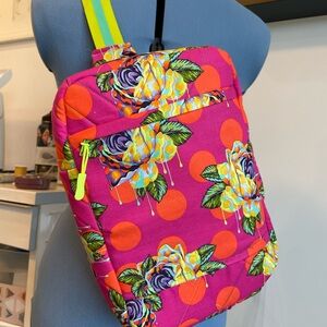 Handmade Floral Pink Backpack